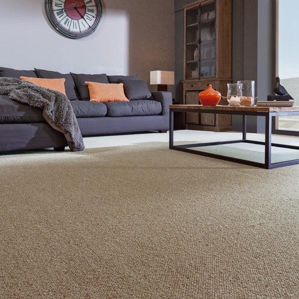 Beige 700 Corsa Berber 100% Wool Carpet