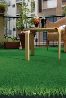 Fake grass carpet