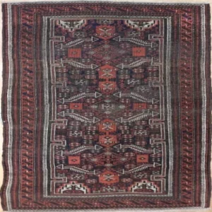 Vintage Baluch Persian Rug