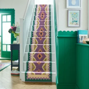Candy Kilim Wool Stair Runner
