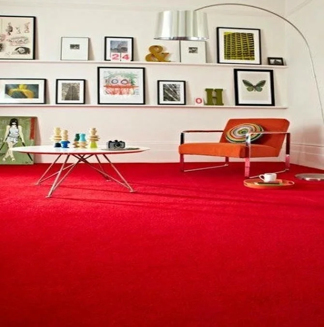 Red Carpet in a Living Room